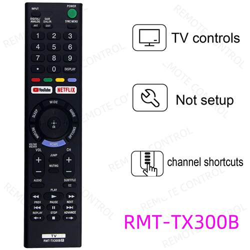 适用于索尼电视机遥控器 RMT-TX300U TX300E P B TX202P TX203P