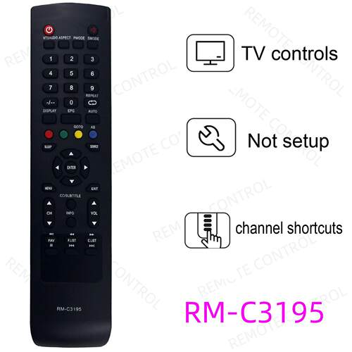 适用于JVC电视机遥控器 RM-C3195 RM-C3196