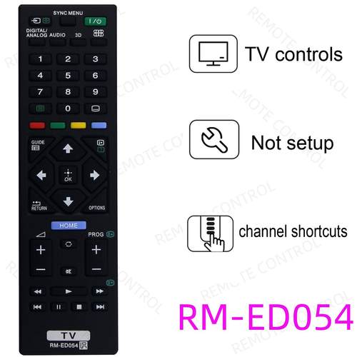 适用于索尼电视机遥控器 RM-ED005 RM-ED054 ED058 ED061 ED062