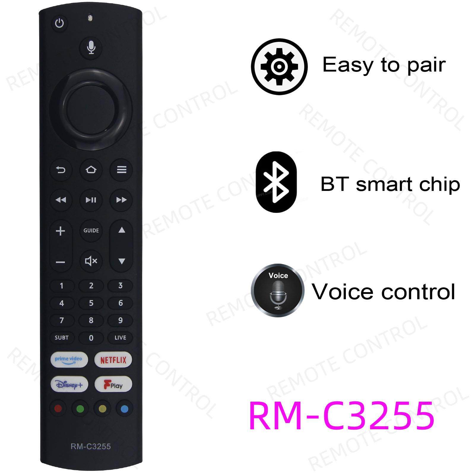 适用于JVC液晶电视机语音遥控器 RM-C3253 RM-C3255 LT-32CF600