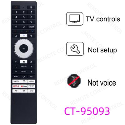 适用于东芝液晶电视机遥控器 CT-95093 CT-95090 ERF3G98T 无语音