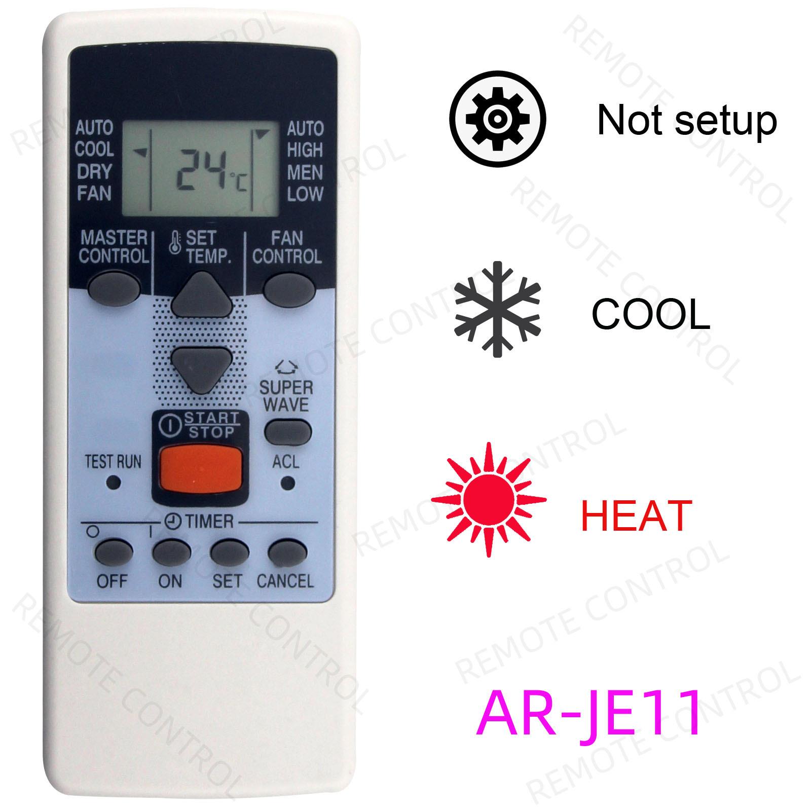适用于富士通空调遥控器 AR-JE6 RCD1C RCC2J RCE1E JE11 RCD1E