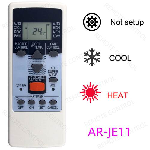 适用于富士通空调遥控器 AR-JE6 RCD1C RCC2J RCE1E JE11 RCD1E