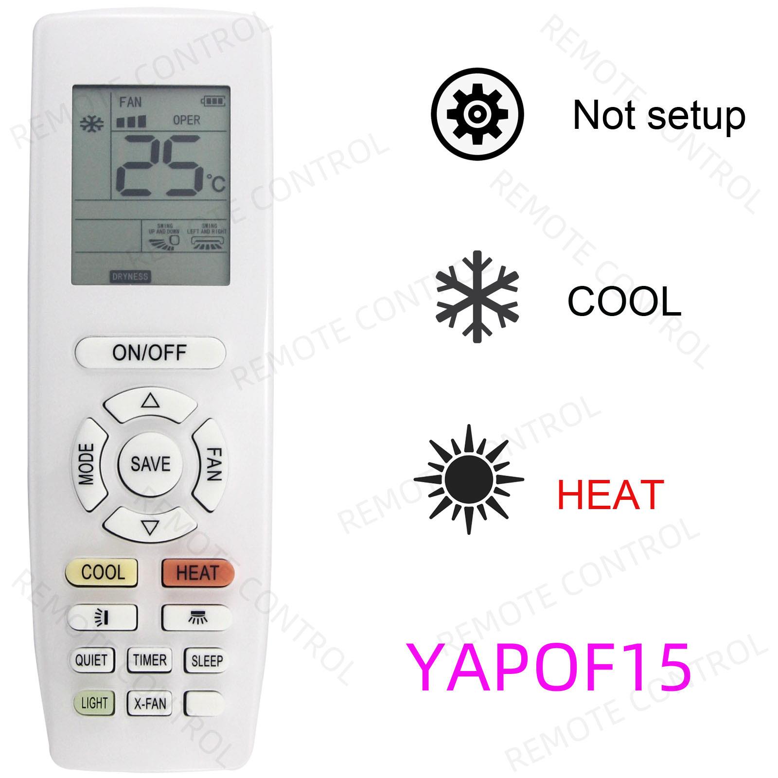 适用于TOSOT 格力空调遥控器 YAPOF15   YAP1F YAPOF3 YAP1FB