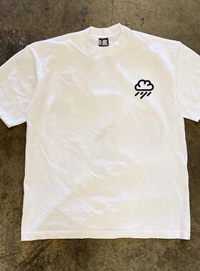 ZELIA 短袖T恤男国潮印花圆领重磅230Gins美式潮流夏季新款休闲半