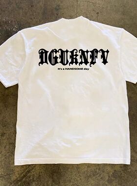 ZELIA 短袖T恤男国潮印花圆领重磅230Gins美式潮流夏季新款休闲半