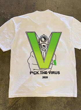 ZELIA 短袖T恤男国潮印花圆领重磅230Gins美式潮流夏季新款休闲半