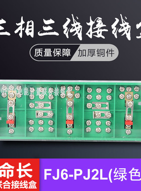 纯铜QFJ6/PJ2L三相三线电能计量箱联合接线盒 阻燃 绿色型 分线盒