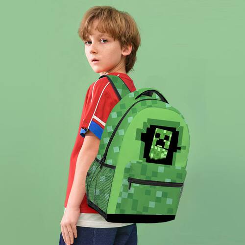 我的世界Minecraft双肩包小学生书包旅行包轻便舒适护脊大容量潮