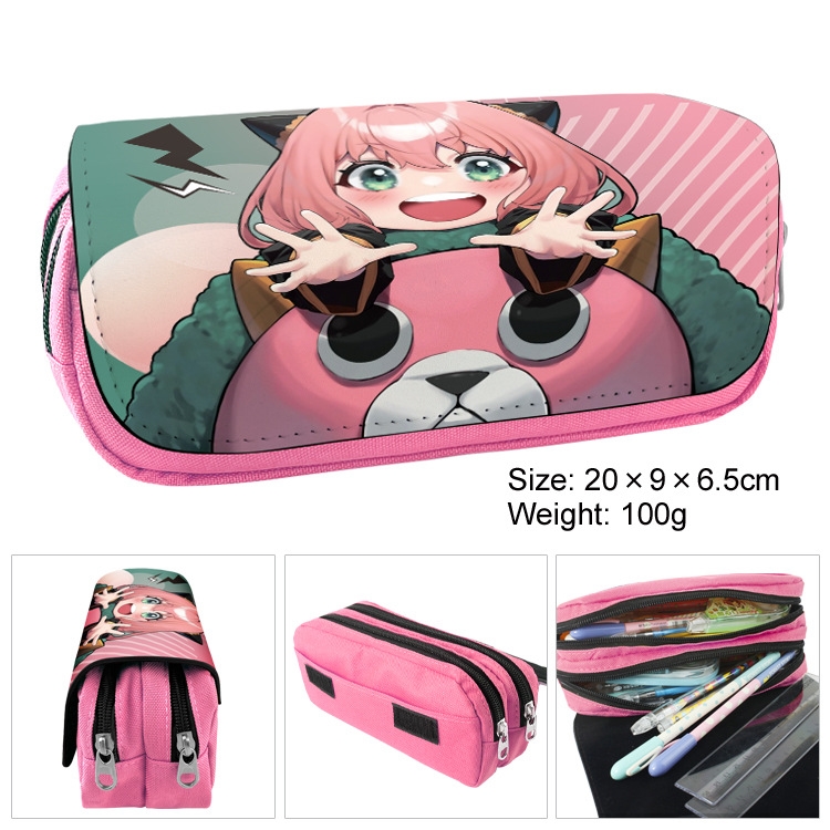 间谍过家家笔袋双层大容量