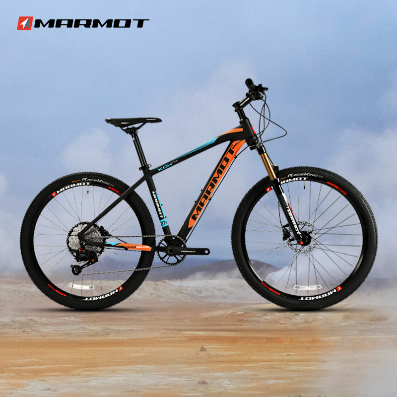 MARMOT土拨鼠世界自行车品牌变速山地车男女款成人铝合金单车