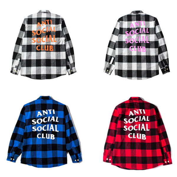 支持鉴定 ANTI SOCIAL SOCIAL CLUB assc衬衫 法兰绒格子衬衫外套|msdalam kategori Pakaian Lelaki, shirt - dari Buy2taobao.com untuk memberikan perkhidmatan ejen Taobao profesional membeli
