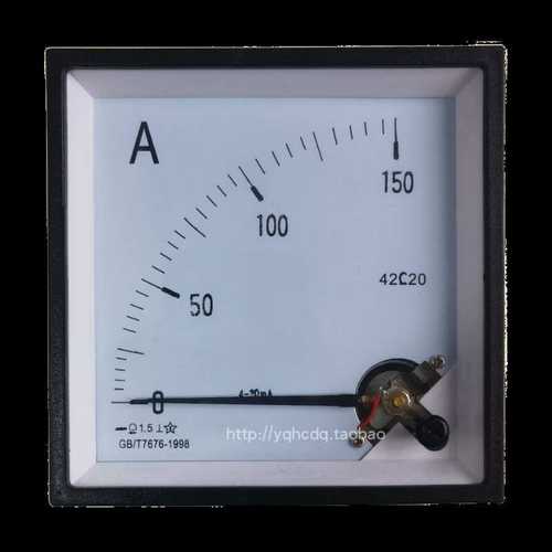 指针式交直流电流电压仪表42L20/42C20安培表伏特表