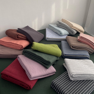 单品被套丨针织棉纯棉天竺全棉床笠单件被套罩床单枕套床垫保护套