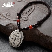 九乐999纯银茶宠摆件禅意茶宠富甲天下乌龟壳把玩盘足银送礼挂件