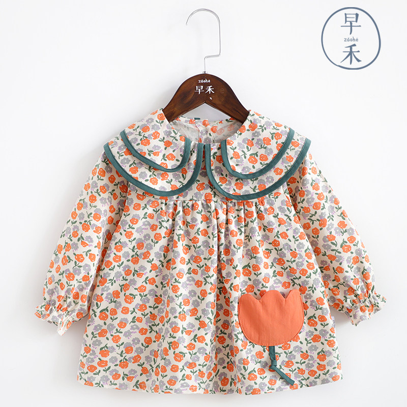 【断码清】纯棉薄款女童罩衣防水防脏儿童罩衣吃饭围兜反穿衣,童装/婴儿装/亲子装,反穿衣/罩衣,淘宝优惠券,粉丝福利购,淘宝优惠卷