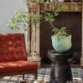 软装 轻奢高级创意造型镁泥花盆兰花绿植艺术家居装 饰风格 客厅花盆