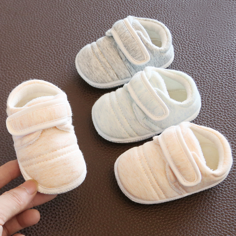 婴儿鞋0一3月春秋新生宝宝鞋子6个月两三4四5五7春款软底学步鞋春