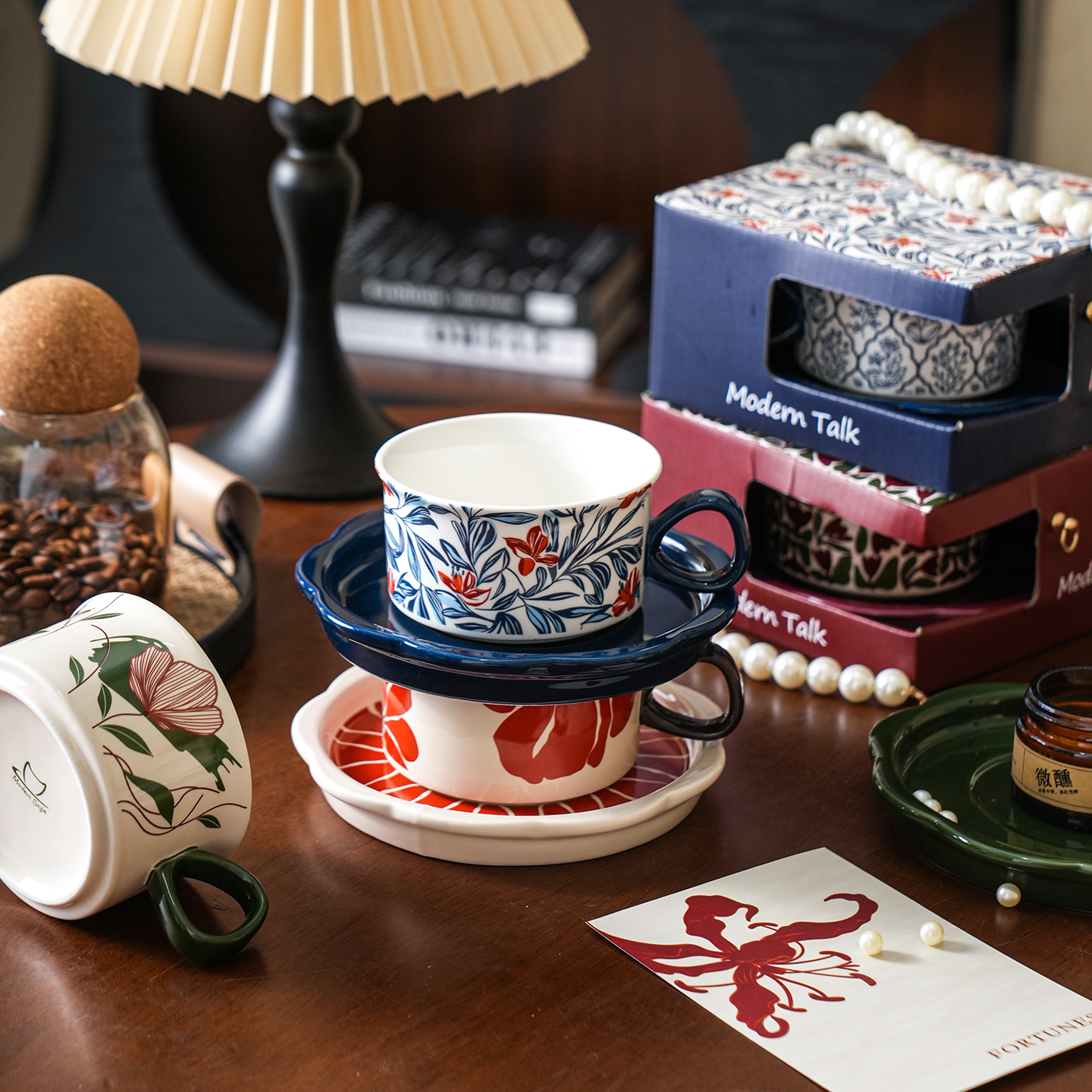 舍里礼盒装咖啡杯乔迁新居礼物