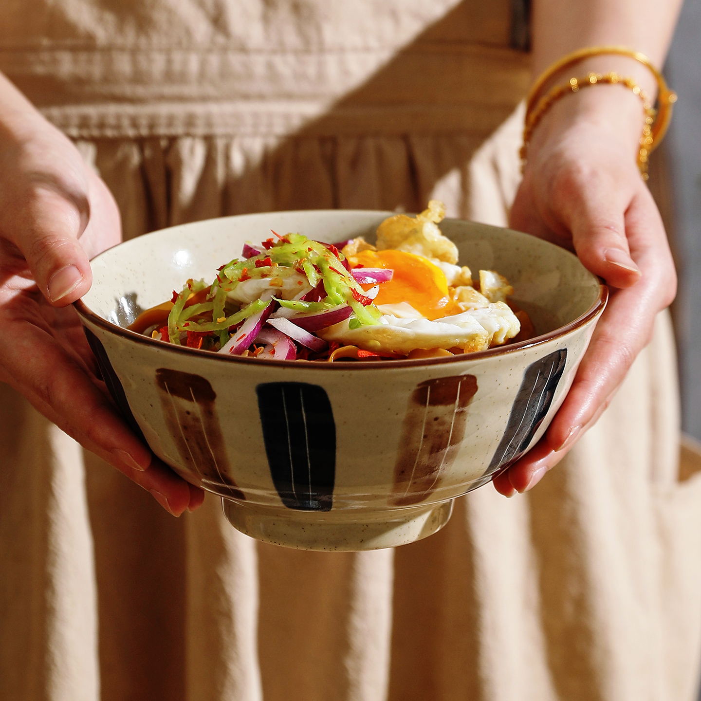 舍里高颜值面馆专用大碗面碗