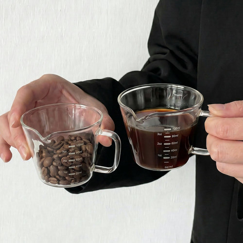 舍里高硼硅玻璃奶罐咖啡萃取杯