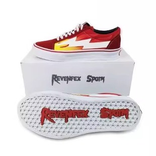 正品美版复仇风暴鞋子revenge x storm闪电鞋火焰帆布鞋板鞋潮流