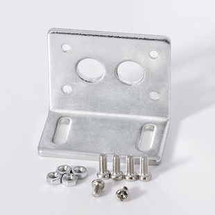 4632支架涡轮蜗杆调速370马达L型金属底座 小电动机固定支架