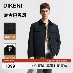谷仓夹克底特律棉服巴恩风翻领外套 工装 迪柯尼2025秋冬新款 男士