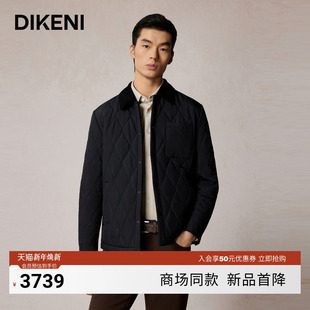 式 1034衬衫 翻领轻薄绗缝棉服1F543H043 经典 迪柯尼2025年秋冬男士