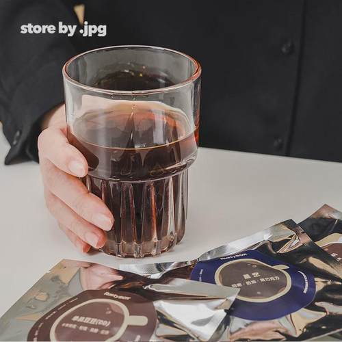 新货storebyjpg咖啡精品现磨挂耳纯黑咖啡粉滤挂手冲美式拿铁10g*