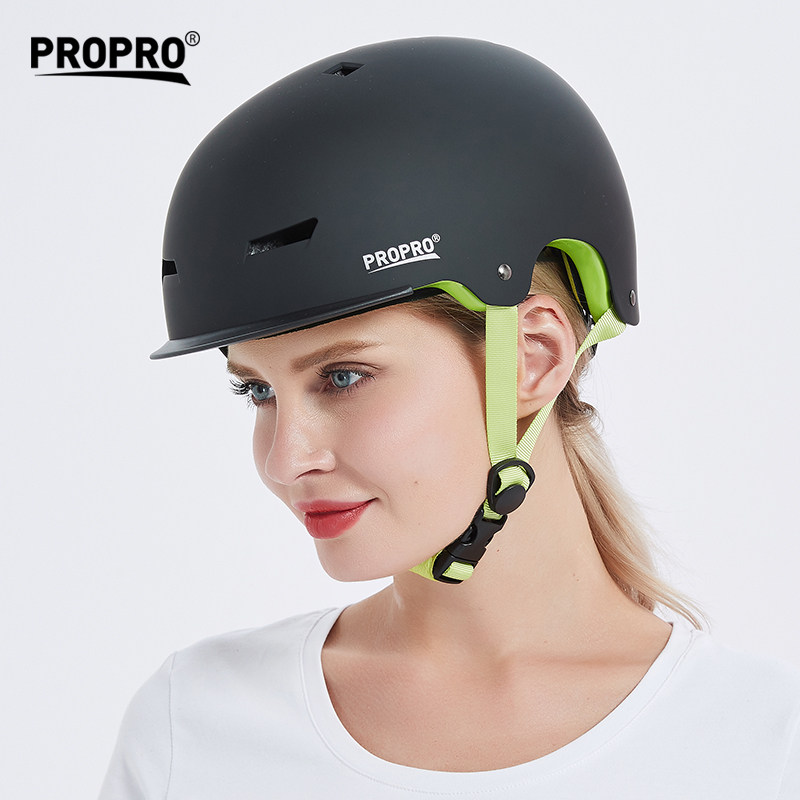 PROPRO轮滑头盔成人儿童平衡车滑板刷街头盔电动车W头盔骑行安全