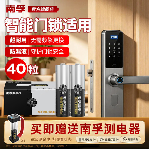 南孚碱性5号密码锁智能门锁电池
