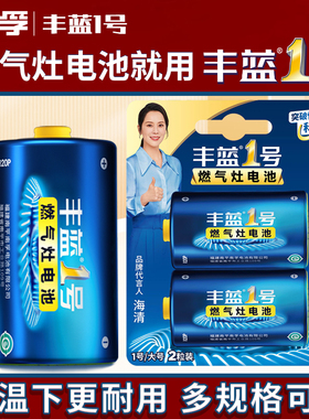 南孚丰蓝1号电池燃气灶电池大号热水器电池R20一号干电池碳性D型干电池1.5v天然气煤气炉液化灶手电筒用批发