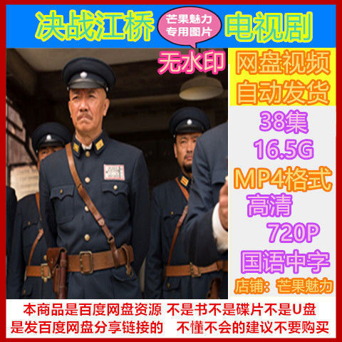 决战江桥电视剧 38全集 高清画质 多媒体视频制作mp4格式拍下秒发