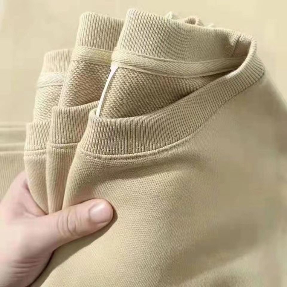 秋季男士大毛圈纯棉卫衣宽松套头长袖打底衫百搭上衣圆领纯色外套,男装,卫衣,淘宝优惠券,粉丝福利购,淘宝优惠卷