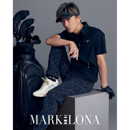 日本代购高尔夫MARK&LONA木村拓哉同款男款功能性长裤人气