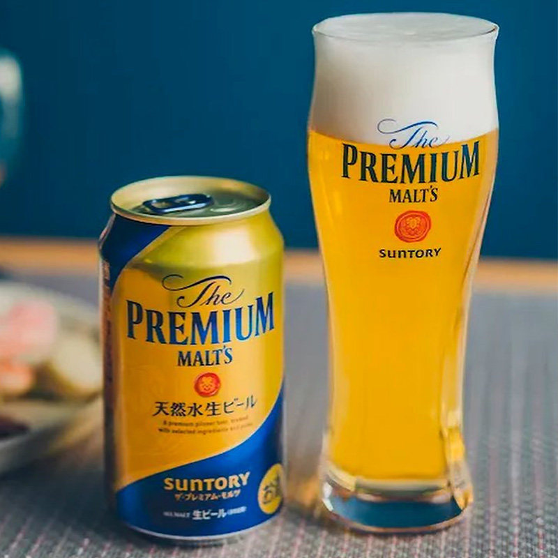 现货日本suntory三得利premium网红万志啤酒 全麦天然水神泡生啤