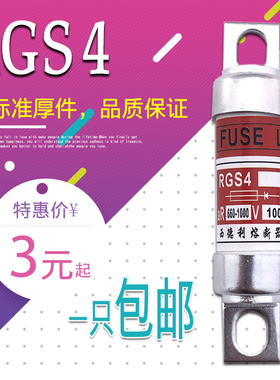 RGS4 熔断器32A 40A 50A 63A 75A 80A 100A 125A 660V 690V 1000V