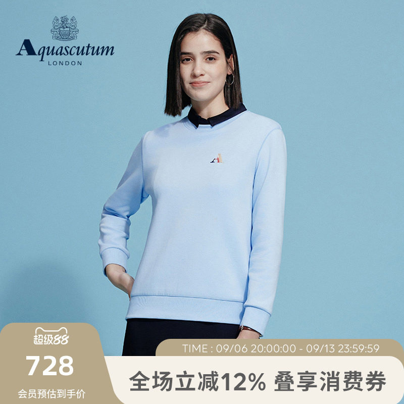 【雅格狮丹】女士套头圆领卫衣图片