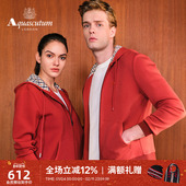 情侣长袖 Aquascutum 雅格狮丹春夏新男女同款 卫衣气质