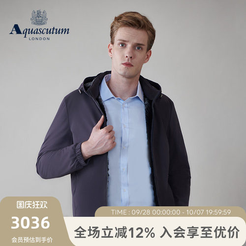 【雅格狮丹】男士兔毛皮保暖外套