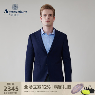 男休闲简约西装 时尚 外套Q5054EM011 雅格狮丹秋冬新品 Aquascutum