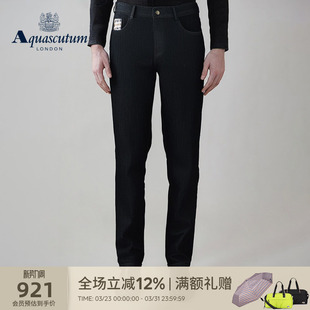 休闲黑色牛仔裤 Aquascutum 男士 时尚 Q5072EM011 雅格狮丹秋冬新品