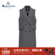 雅格狮丹新品 女式 长款 Aquascutum 无袖 v领子马甲背心Q4647EL011