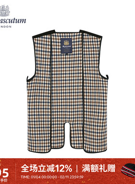 Aquascutum/雅格狮丹春夏男士背心马甲无袖可搭配风衣Q4547EM011