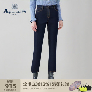 弹力牛仔裤 Aquascutum 女士修身 时尚 Q5072EL021 雅格狮丹秋冬新品