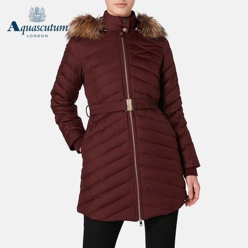 aquascutum秋冬新品女士羽绒服