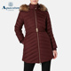 Aquascutum 羽绒服Q3850EL141 雅格狮丹女士连帽加厚保暖鹅绒长款