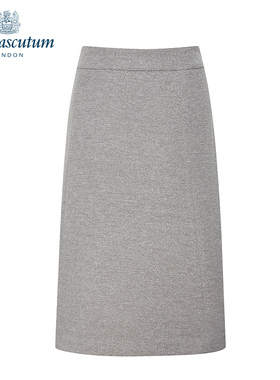 Aquascutum/雅格狮丹秋冬新品女士H版型简约半身裙Q4076RW121