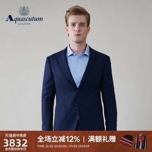 男休闲商务西装 时尚 外套Q5054EM021 雅格狮丹秋冬新品 Aquascutum